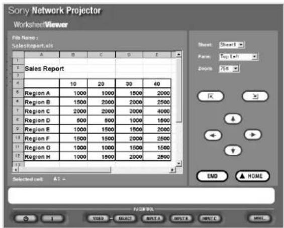 SONY VPLFE110U - Projecting an Excel or Word file - 1