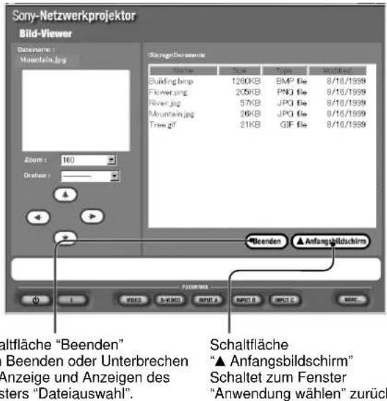 SONY VPLFE110U - Ausführene einer Präsentation mit einer im Projektor gespeicherten Bilddatei - 2