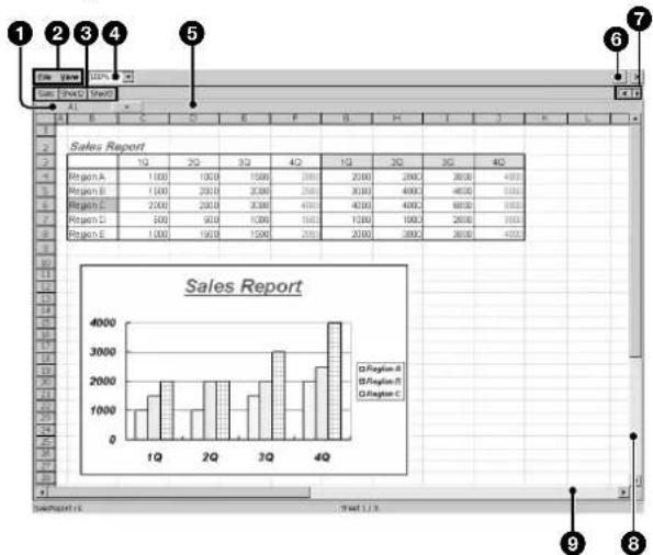 SONY VPLFE110U - Informazioni relative alla finestra Worksheet Viewer (Visualizzatore foglio di lavoro) - 1
