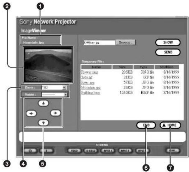 SONY VPLFE110U - 关于运行ImageViewer(图像阅读器)过程中的视窗显示 - 1