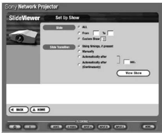SONY VPLFE110U - When you select PROJECTOR in step 2 - 2