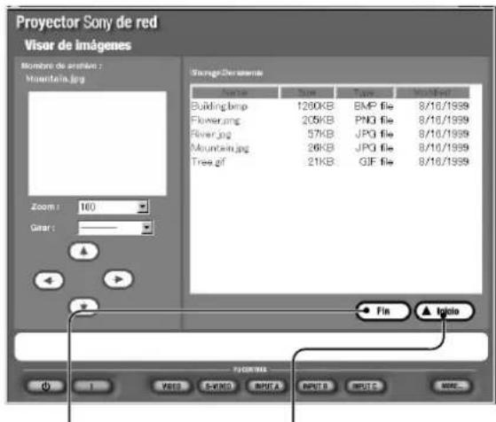 SONY VPLFE110U - Al seleccionar una carpeta en el paso 4 - 1