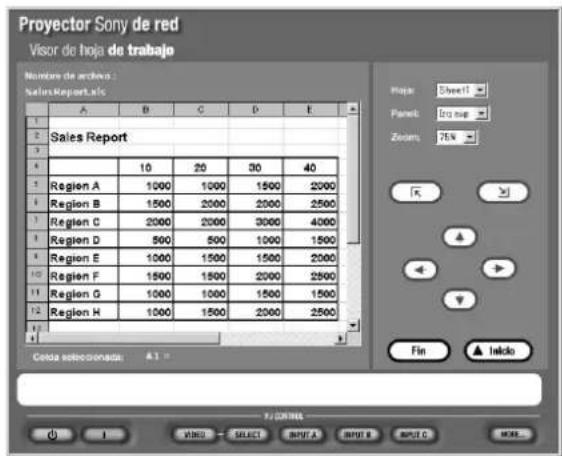 SONY VPLFE110U - Haga Cli en el boton Ver. - 1