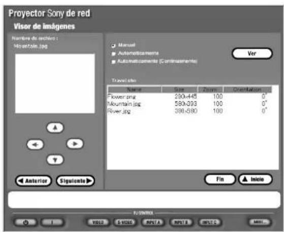 SONY VPLFE110U - Al seleccionar un archivo .SHO en el paso 4 - 1