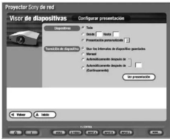 SONY VPLFE110U - Si selecciona Proyector en el paso 2 - 2