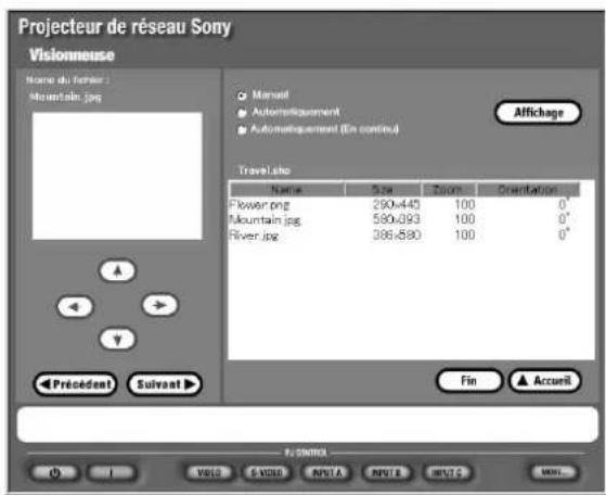 SONY VPLFE110U - Lorsque you selectionnez un fichier .SHO à l'etape 4 - 1