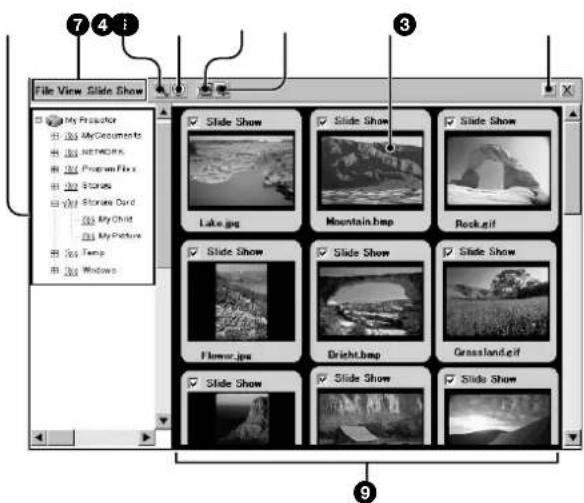 SONY VPLFE110U - About the main window of the Image Viewer - 1