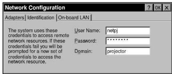 SONY VPLFE110U - Setting up the network configuration - 4