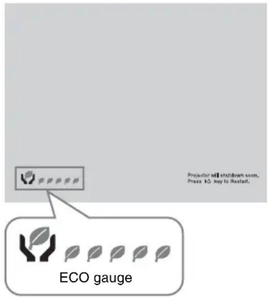 SONY VPLDX146 - ECO gauge - 1