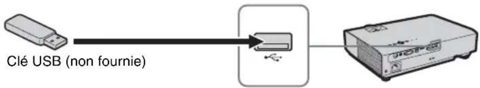 SONY VPLDW126 - Connecteur USB (Type A) () - 1