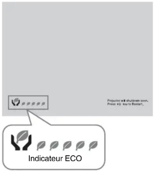 SONY VPLSX236 - Indicateur ECO - 1