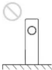 SONY VPLDX11 - Das Gerät nicht umkippen - 2