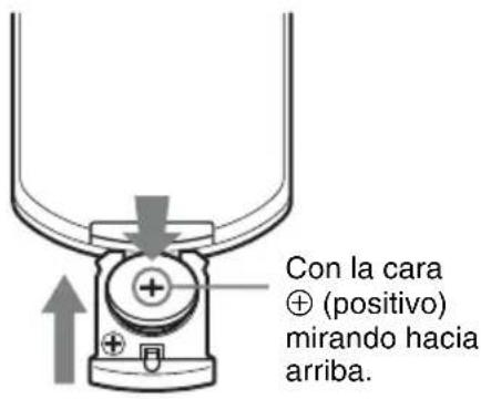 SONY VPLCW276 - Instalacion de las pilas - 2