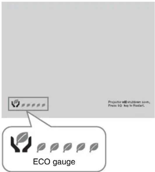 SONY VPLDX120 - ECO gauge - 1