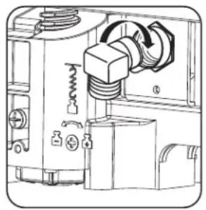 DANBY DDW1804EW - Connexion de la ligne de vidange - 1