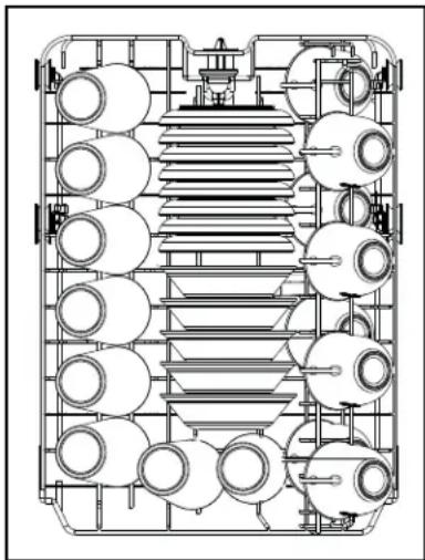 DANBY DDW1804EW - LOADING THE UPPER BASKET - 1