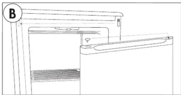 DANBY DUFM085A4WDD - INSTRUCTIONS D'INVERSION DE PORTE - 2