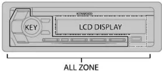 KENWOOD KMRD772BT - RÉGLAGES D'AFFICHAGE - 1