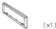 KENWOOD KMRD772BT - Liste des pièces pour l'installation - 2