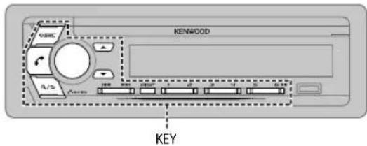 KENWOOD KMRD772BT - Mantenga el dispositivo remoto cerca de la N-Mark situada en la unidad (lado derecho del panel). - 2