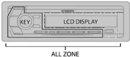 KENWOOD KMRD772BT - AJUSTES DE VISUALIZACIÓN - 1