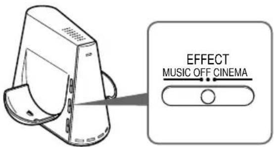 SONY MDRDS4000 - Commutateur EFFECT - 1