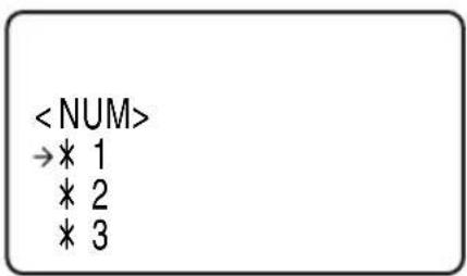 SONY AVDC70ES - Pour saisir un mot de passer à 4 chiffres à l'aide de la touche de défillement et de < /> - 1