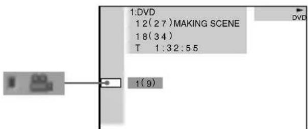 SONY AVDC70ES - Press / to select ANGLE). - 1