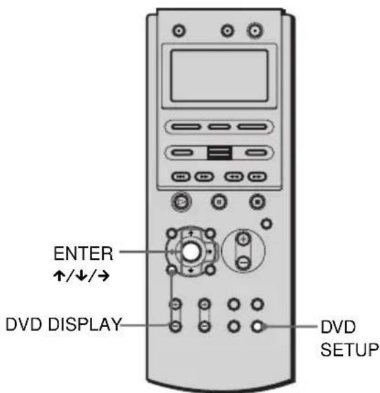 SONY AVDC70ES - How to use the Setup Display - 1
