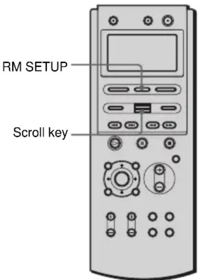 SONY AVDC70ES - Setting the remote for controlling the other units - 1