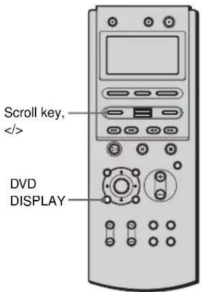 SONY AVDC70ES - Checking the Playing Time and Remaining Time - 4