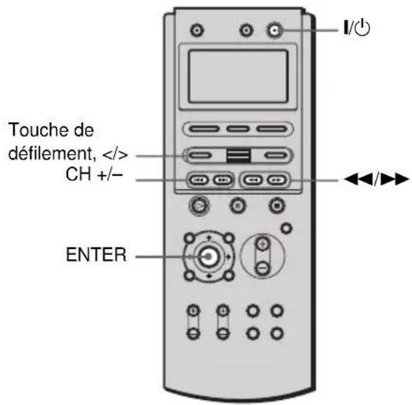 SONY AVDC70ES - Présélection des stations radio - 1