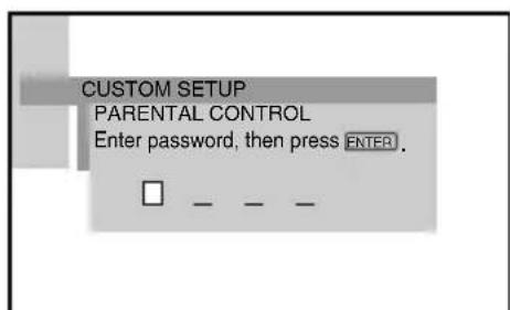 SONY AVDC70ES - To enter a 4-digit password by using the Scroll key and < / > - 4