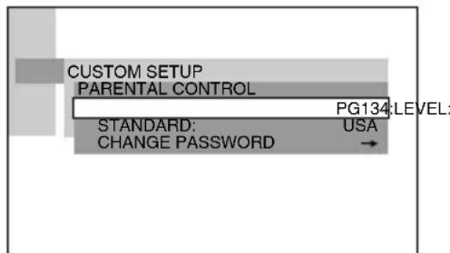 SONY AVDC70ES - To enter a 4-digit password by using the Scroll key and < / > - 8