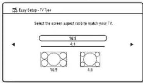 SONY BDPCX960 - Select the aspect ratio that matches your TV, and press - 1