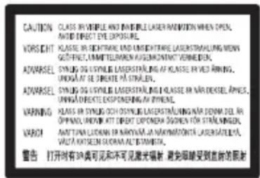 SONY BDPCX960 - ATTENTION - 1