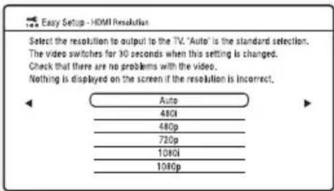 SONY BDPCX960 - When you select "HDMI" in step 6 - 1
