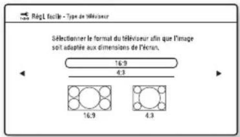 SONY BDPCX960 - Sélectionnez le rapport de format qui correspond à celui du téléviseur, puis appuyez sur - 1