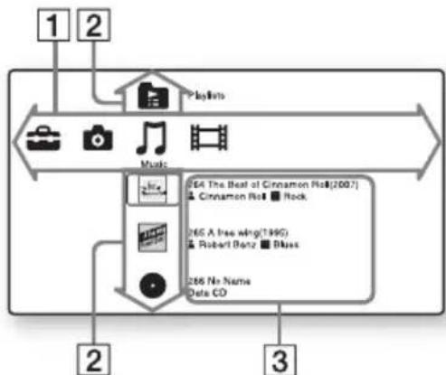 SONY BDPCX960 - Home menu display - 1