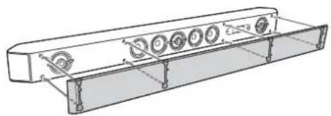 SONY HTST9 - Fixation du cadre grillage - 1