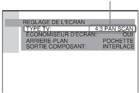 SONY AVDS500ES - Sélectionnez un paramètre à l'aide de ↑/↓, puis appuyez sur ENTER. - 1