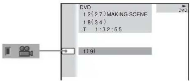 SONY AVDS500ES - Press / to select (ANGLE). - 1