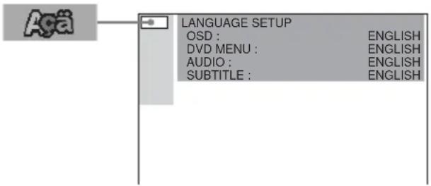 SONY AVDS500ES - (Language SETUP) - 6