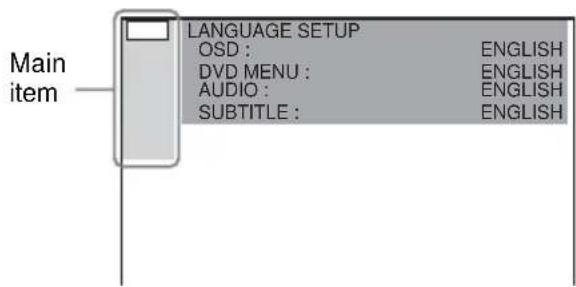 SONY AVDS500ES - In stop mode, press DVD SETUP. - 1