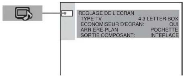 SONY AVDS500ES - (REGLAGE DE L'ECRAN) - 2