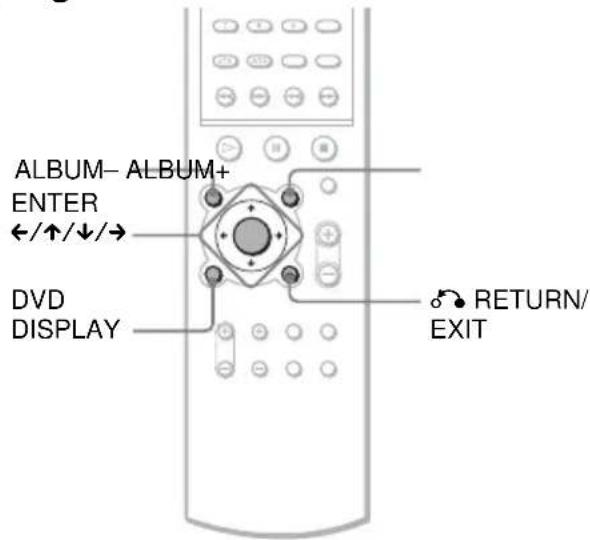 SONY AVDS500ES - Selection d'un album et d'une plaque - 1