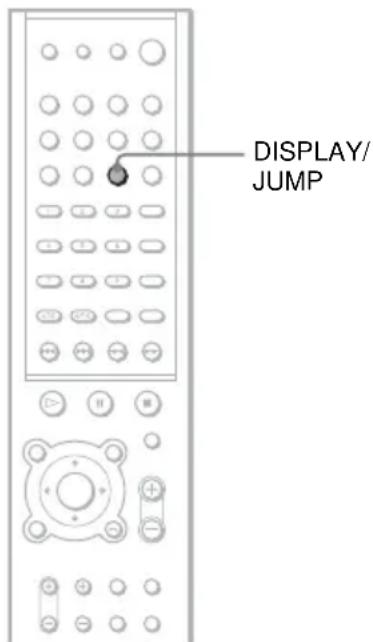 SONY AVDS500ES - Visualisation du temps de lecture et de la durée restante dans la fenêtre d'affichage du panneau frontal - 1