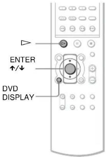 SONY AVDS500ES - Setting the shuffle mode in the Control Menu - 1