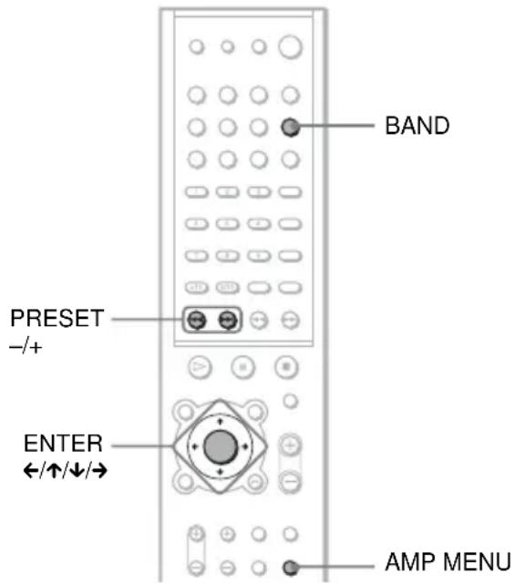 SONY AVDS500ES - Naming Preset Stations - 1