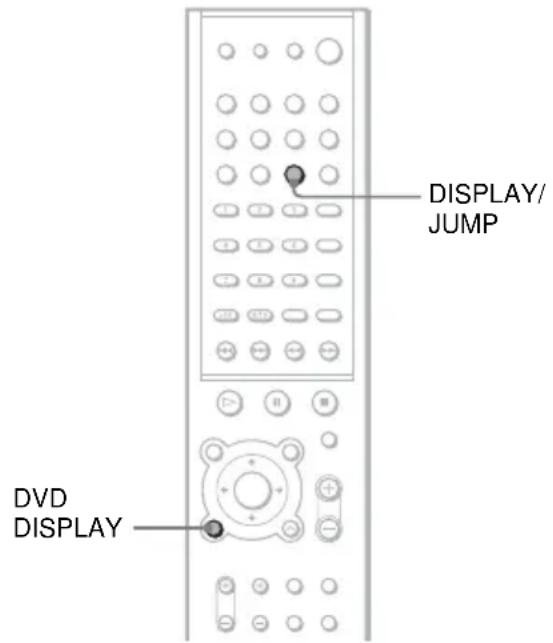 SONY AVDS500ES - Vérification du temps de lecture et de la durée restante dans le menu de commande - 1